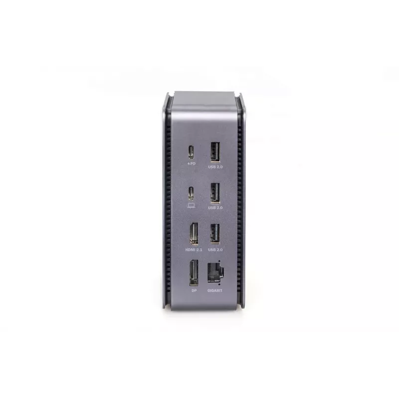 USB4 dokstacija Digitus DA-70897 8K USB Type-C 100 W jaudas piegāde