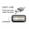 Seriālais kabelis DeLOCK 63950 USB 2.0 Type-A 2 x RS-232 DB9 Melns 0,6 m