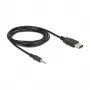 USB 2.0-A/2,5 mm audio kabelis DeLOCK 83788