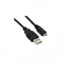 USB kabelis S/CONN 3m USB2.0 A- microUSB2.0 B melns