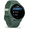 Viedpulkstenis GARMIN vívoactive 6 – sporta pulkstenis, 42 mm alumīnija/polimēra korpuss, AMOLED 1,2 collas, GPS, 5 ATM, optiskais HR, SpO2, 8 GB, zaļš