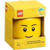 Room Copenhagen LEGO glabāšanas galva “Puika” mini – glabāšanas kaste maziem klucīšiem un rotaļlietām