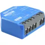 Viedais slēdzis Shelly 1 Gen4 — bezvadu 240 V AC, Wi‑Fi 2.4 GHz, Bluetooth 5.0, ZigBee, plastmasas korpuss 42×16×37 mm
