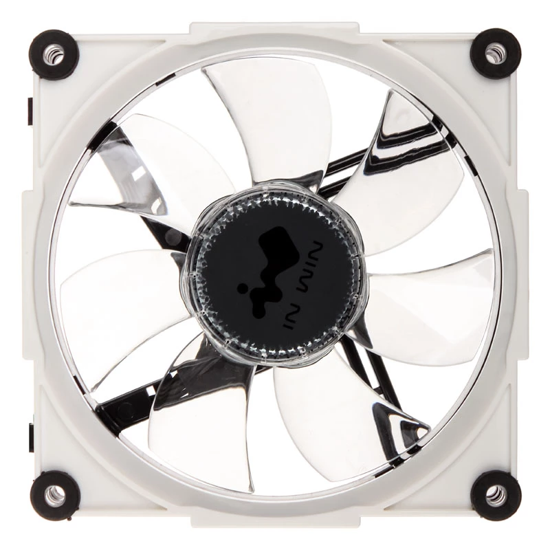 IN WIN Aurora 120mm ARGB korpusa ventilators, melns