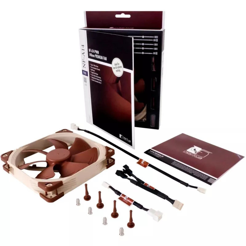 Noctua NF-A14 PWM 140mm korpusa ventilators