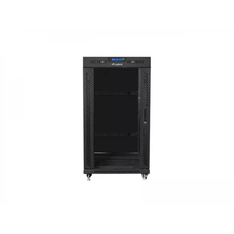 Brīvi stāvošs statīvs LANBERG FF01-6822-12BL 22U Melns 1200 kg