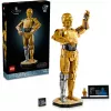 LEGO būvējamā figūra Zvaigžņu kari C-3PO modelis 75398 — 1 138 detaļas, 380 mm izstādāms kolekcionējams priekšmets