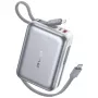 Pārnēsājams ārējais akumulators Awei C03 20000mAh ar 45W izeju un integrētu USB-A/USB-C kabeli