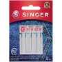 SINGER šujmašīnas adatas 100/16 modelis 250053603 — iepakojumā 5 gab.