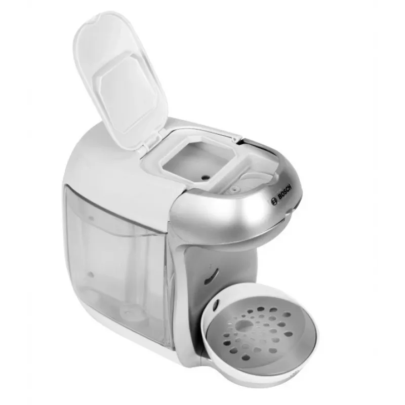 Kafijas automāts KLEIN Bosch Tassimo 9231 – rotaļu kafijas automāts, sudraba krāsā, bērnu lomu spēlei