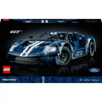 LEGO 42154 Technic 2022 Ford GT automašīnas modelis pieaugušajiem