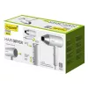 Matu žāvētājs Maestro MR-213 2100W salokāms rokturis, 2 ātrumi, aukstā gaisa poga, divsienu koncentrators, sudraba