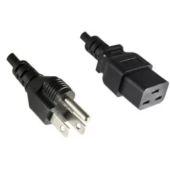 Microconnect PE110518 strāvas kabelis melns 1,8 m C19 savienotājs