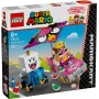 LEGO konstruēšanas rotaļlietu komplekts 72038 Super Mario Mario Kart Wario King Buu Huu – tēlu figūras un trases elementi