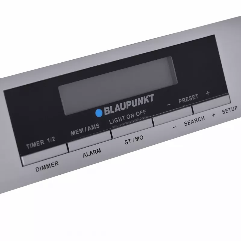 Virtuves radio BLAUPUNKT KR14BT ar Bluetooth, FM, LED displeju, 2x0,8W, tīkls/baterijas, pelēks
