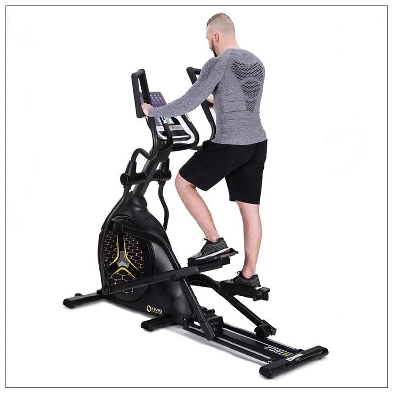 HMS Fitness H1802 Elektromagnētiskais elipsveida trenažieris Melns
