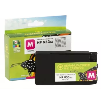 Saderīga Static Control HP 953XL (F6U17AE) tintes kasetne, fuksīna (jauns čips)