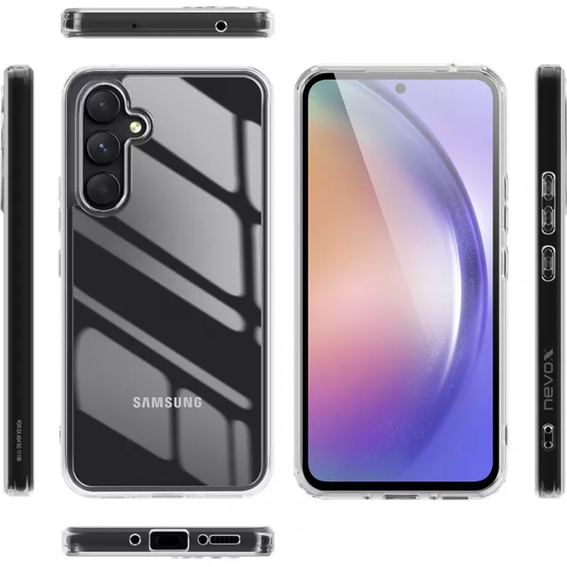 Nevox StyleShell SHOCKFlex - Samsung Galaxy A56 5G caurspīdīgs