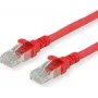 Roline - komutācijas kabelis - RJ-45 (V) uz RJ-45 (V) - 1,5 m - SFTP, PiMF - CAT 6 - bez halogēna, formēts, vīts - sarkans