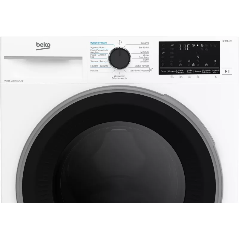 Veļas mazgājamā mašīna ar žāvētāju BEKO B5DFT584427WPB