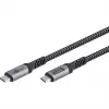 Goobay 74213 USB kabelis, melns