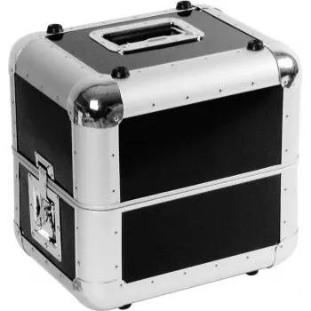 Transporta koferis Roadinger Platten-Case ALU 50/50 rounded Melns — alumīnija 50×50 formāts, noapaļoti stūri