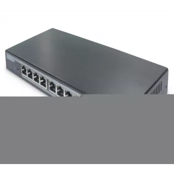 Digitus 8 portu gigabitu PoE tīkla slēdzis, galddatora, L2 pārvaldīts, 2 augšupsaites porti, SFP, 86 W, af/at