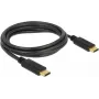 USB kabelis DeLOCK 83324 USB 2.0 2 m USB C melns