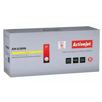 Activejet ATK-5230YN toneris (aizstāj Kyocera TK-5230Y; Supreme; 2200 lpp.; dzeltens)