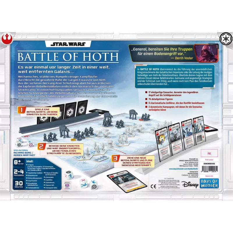 Star Wars: Battle of Hoth, galda spēle