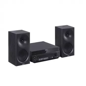 Audio sistēma AKAI AM-301 BK mūzikas centrs — kompakta mājas audio iekārta