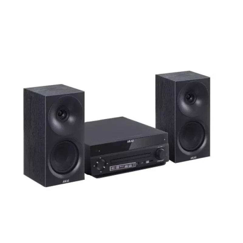 Audio sistēma AKAI AM-301 BK mūzikas centrs — kompakta mājas audio iekārta
