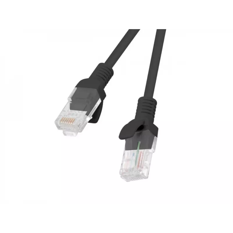 Tīkla kabelis LANBERG PCU5-10CC-0300-BK U/UTP Cat5e, 3 m, Melns