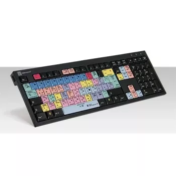 Tastatūra Logickeyboard Adobe Premiere Pro CC QWERTZ vācu daudzkrāsu