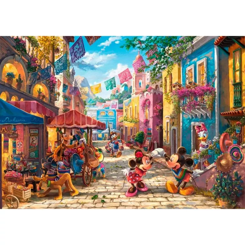 Disney, Mickey & Minnie in Mexico 6000 57397, Puzzle 6000 gab.