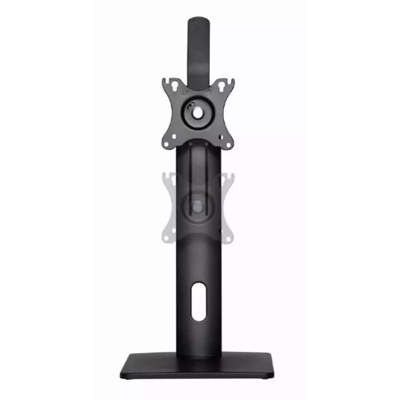 Gembird MS-D1-01 Monitora galda statīvs, regulējams augstums, melns