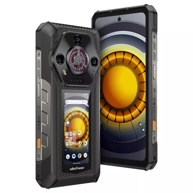 Viedtālrunis UleFone Armor 30 Pro 5G, 6,58 collu displejs, 16 GB RAM, 512 GB atmiņa, melns