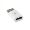 Sbox AD.USB-C W Micro USB 2.0 F. -> TYPE C M. Balts