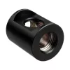 Armatūra EKWB EK-Quantum Torque Splitter 3F T — misiņš, melna, augstums 28 mm
