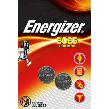 Energizer CR2025 - litija jonu (Li-Ion) - pogas/monētas - 3 V - 2,5 mm - 20 mm - 2,5 g (637988)