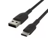 Pīts USB-C uz USB-A kabelis, 2 m, melns