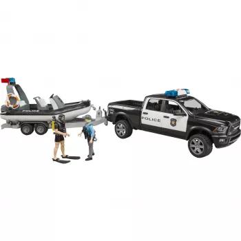 Dodge RAM 2500 Police Pickup with boat