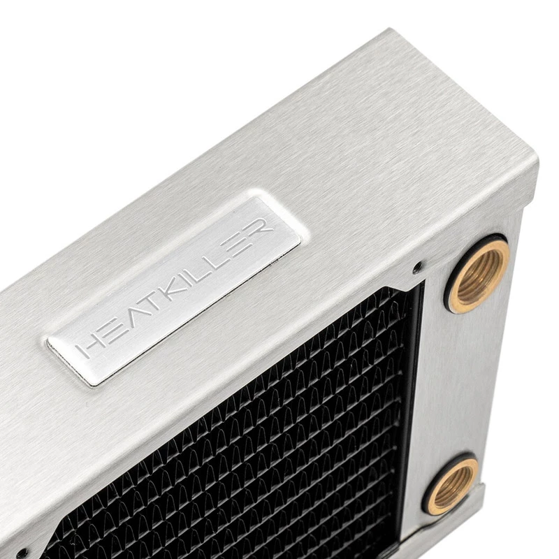 Radiators Watercool 24120 — misiņš/vars/nerūsējošais tērauds, 158×120×48 mm, 120 mm ventilators