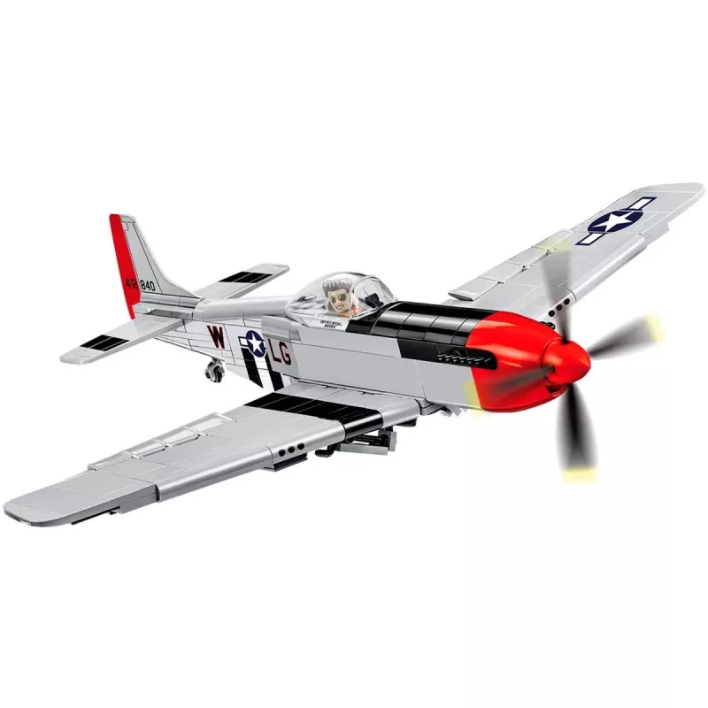 Top Gun Maverick P51D Mustang, konstrukcijas rotaļlieta mērogā 1:32