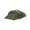 Tuneļtelts easy camp Pasvik 4 — 4-personu, stingrs karkass, 3 m ūdensnecaurlaidīga virsjumta, alumīnija stieņi, tumši zaļa, 2350×4050×1200 mm