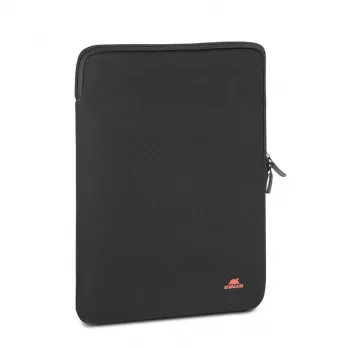 RIVACASE Antishock 5221 MacBook 13 uzmava, vertikāla, melna, dubultie rāvējslēdzēji