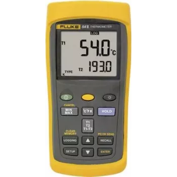 Fluke 54 II B - °C - Melns - Dzeltens - AA - 1000 h - -10 - 50 °C - -40 - 60 °C (3821081)