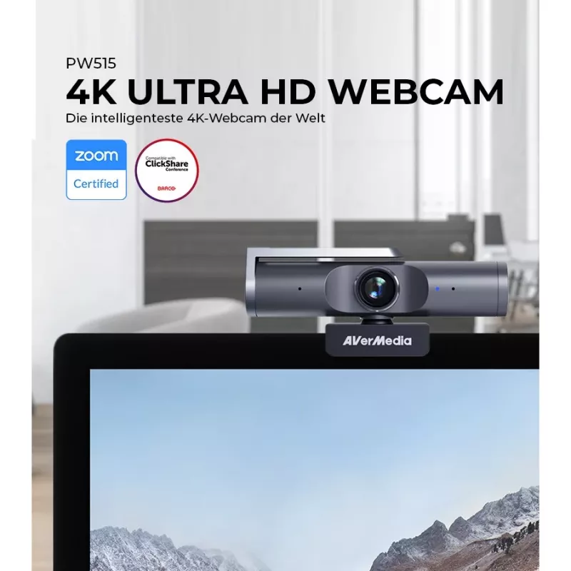 AVerMedia tīmekļa kamera 4K HDR