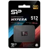 microSDXC atmiņas karte Silicon Power Hypera microSDXC Express 512 GB — UHS-I U3, V30, A1, 10. klase