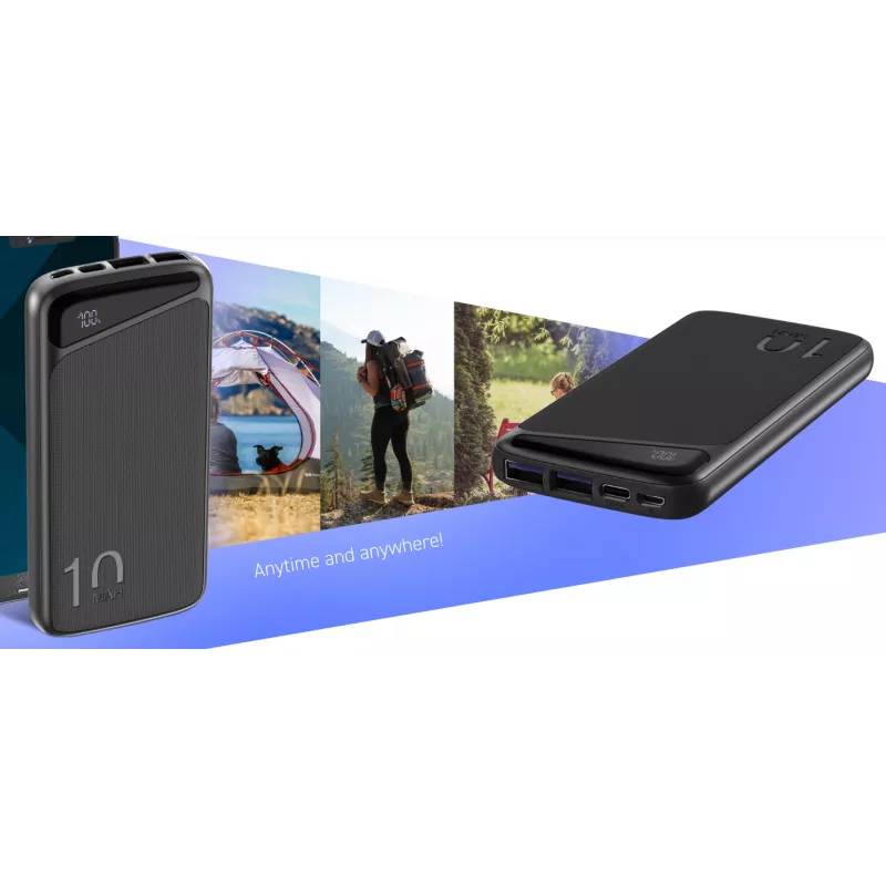 Pārnēsājams ārējais akumulators Navitel PWR10 MX Melns 10000 mAh